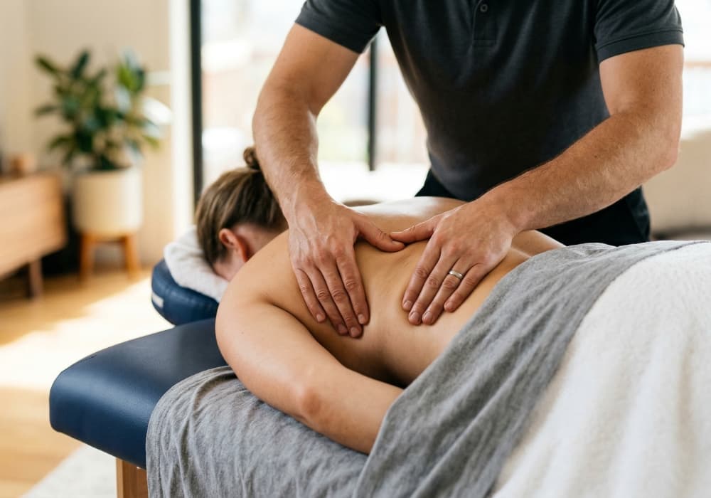 Sessão de quiropraxia e terapia manual em domicílio em Campo Grande